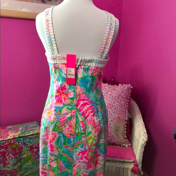 Lilly Pulitzer NWT Vena Dress Lilly of the Jungle Size 10 - Picture 4 of 12